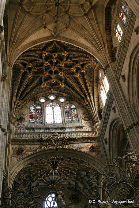 Baroque vault of the New Cathedral, Salamanca - Spain