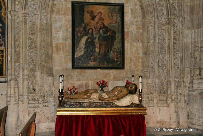 Lying Jesus cathedral in Salamanca - Spain