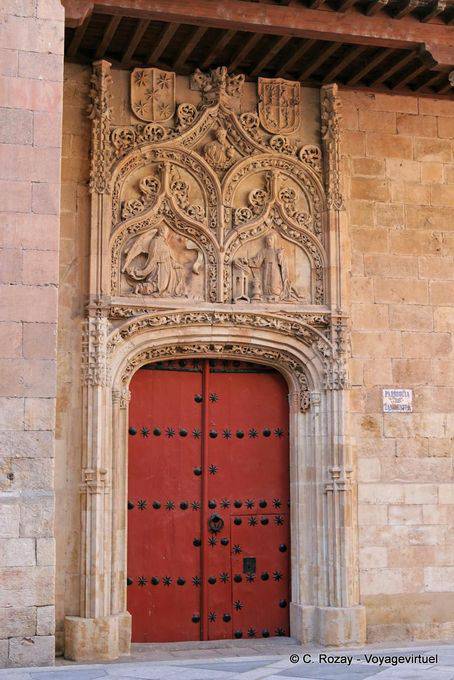 Door of the Iglesia de San Benito, Salamanca - Spain