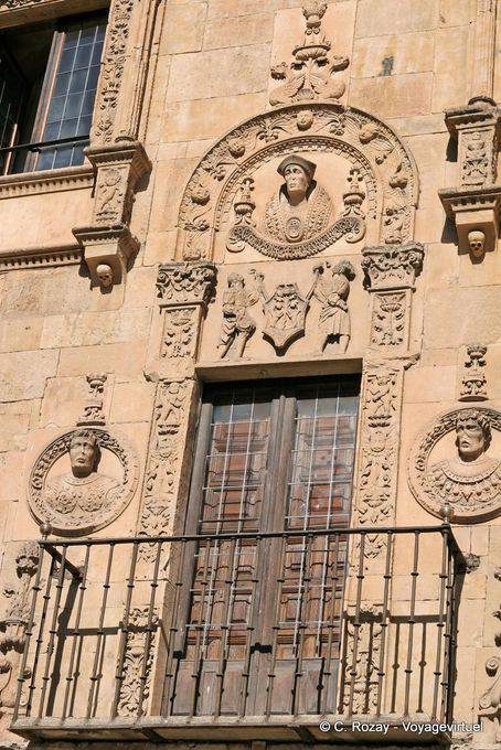 Balcony of the Casa de las Muertes, Salamanca - Spain