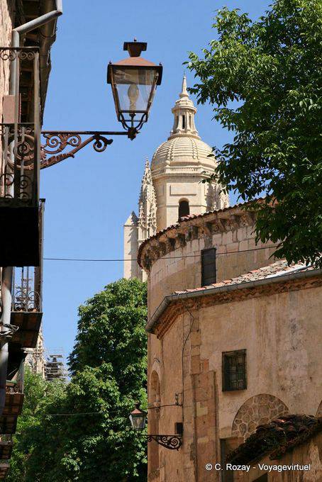 View from Calle Daoiz, Segovia - Spain