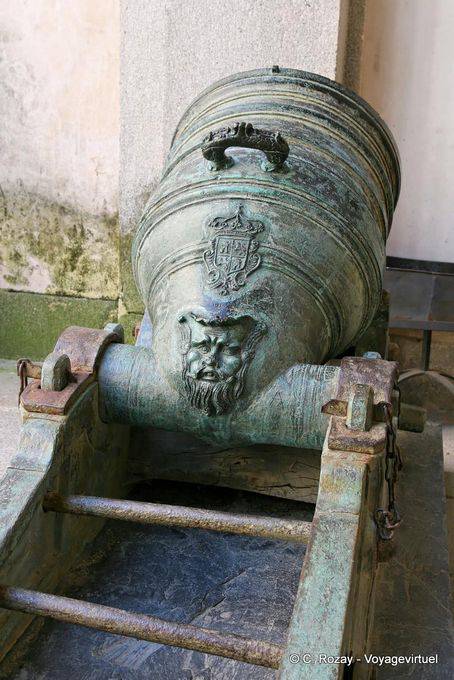 Antique bombard, Segovia Alcazar - Spain