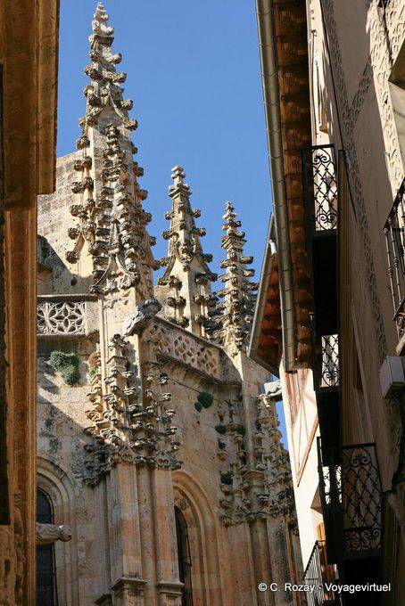Outside one of the chapels, Segovia Cathedral - Spain