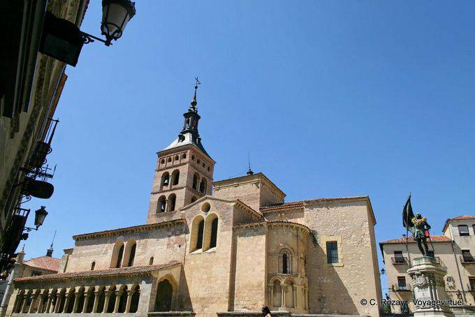 Pan the San Martin church, Segovia - Spain