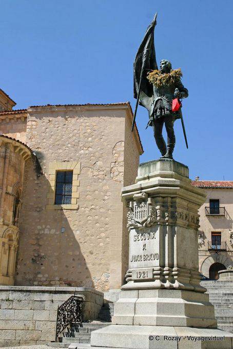 Statue of Juan Bravo, Segovia - Spain