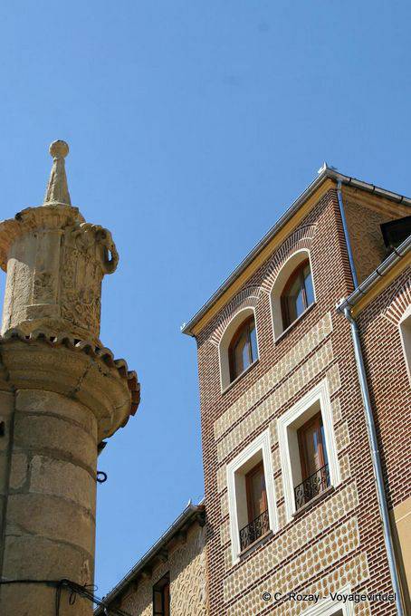 Facade decoration, Plaza San Martin, Segovia - Spain