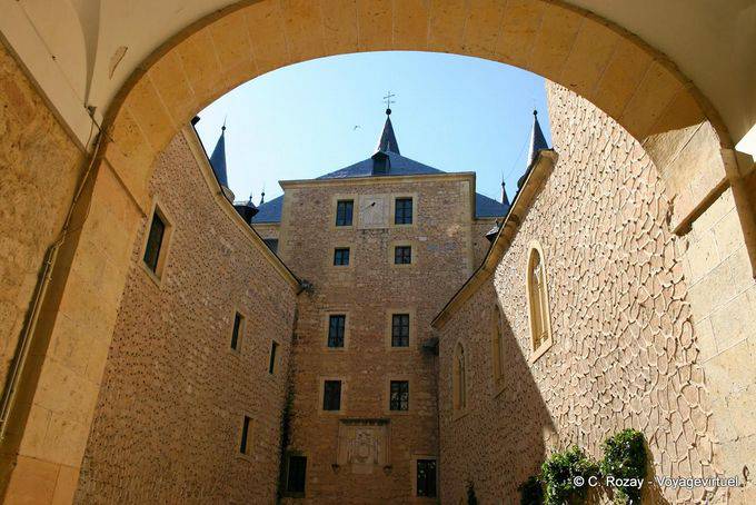 Courtyard of the Alcázar of Segovia - Spain