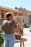 Street Artist, Ávila, Spain.