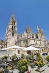 Other exterior view of the Santa María Cathedral of Burgos, Spain.