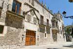 Facade, El Palacio de los Condestables Castilla or Casa del Cordón, Burgos, Spain.