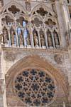Rosette of the Cathedral, Burgos, Spain.