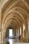 Cloister Alto, one of the finest Gothic cloister of Spain, Burgos, Spain.