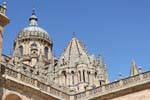 Torre del Gallo and torre de la Nueva Cathedral, Salamanca, Spain.