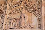 Kneeling queen, Parroquia de San Benito, Salamanca, Spain.