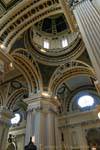 A dome of the nave of the Epistle, inside the Basilica del Pilar, Zaragoza, Spain.