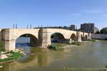 Zaragoza, Puente de Piedra, Spain.