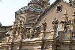Sculpture of the main entrance, Basilica del Pilar Zaragoza, Spain.