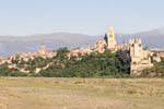 View of the city of Segovia from Nuestra Senora de la Fuencisla, Segovia, Spain.