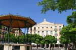 Teatro Juan Bravo, from the Plaza Mayor, Segovia, Spain.