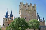 Alcazar, another view of the Juan Tower 2, Segovia, Spain.