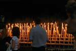 Religious fervor in Zaragoza Basilica, Spain.