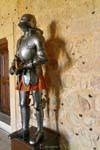 Armor in the hall of the Old Palace, Segovia Alcazar, Spain.