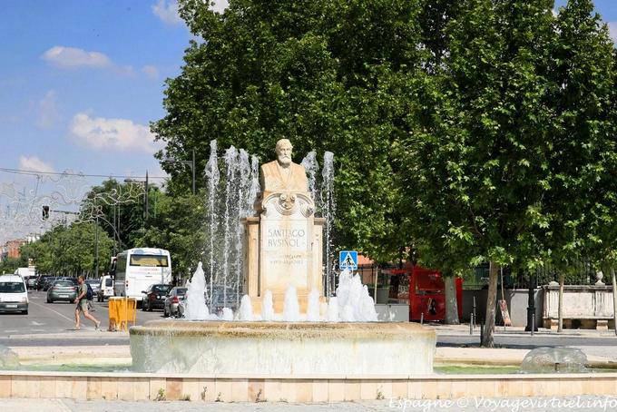 Statue of Santiago Rusinol, Aranjuez - Spain
