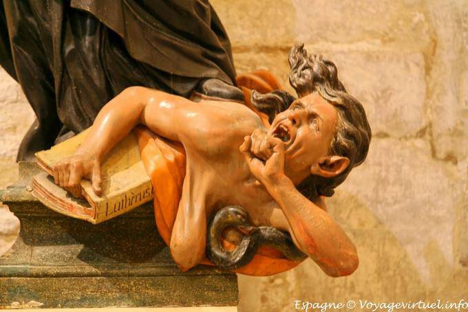 Cuenca, NS Cathedral de Gracia, hunting Lutheran - Spain