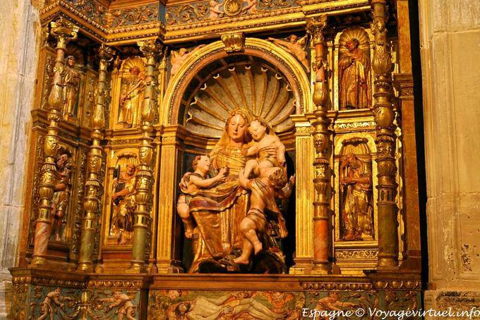 Cuenca, NS Cathedral de Gracia, Virgin and golds - Spain