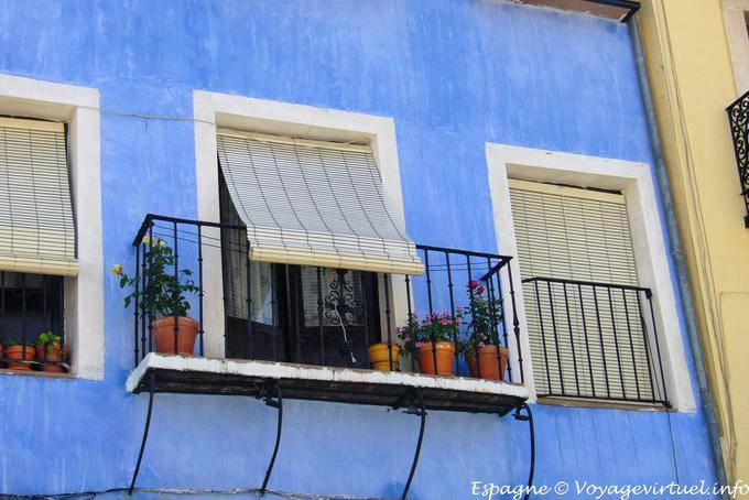 Cuenca, blue house - Spain