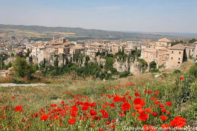 Cuenca, Panorama poppies - Spain