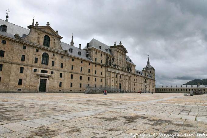 Escorial, main facade of the Monastery - Spain