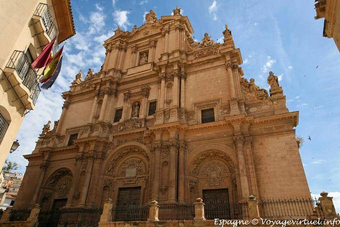 Lorca, facade of the Collegiate - Spain