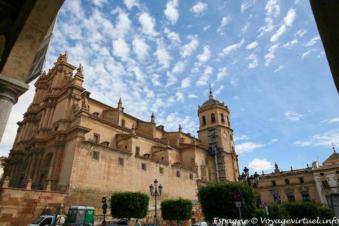 Lorca Collegiate side view - Spain