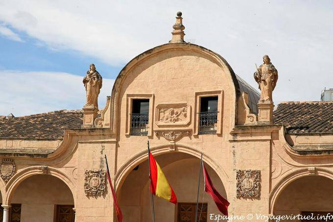 Lorca, detail of the facade of the Ayuntamiento - Spain