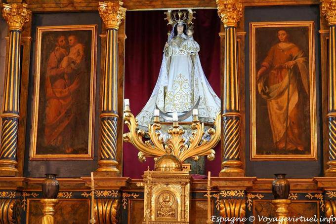 Lorca, close up of the Virgin Cathedral San Patricio - Spain