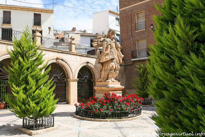 Lorca statue in a square - Spain