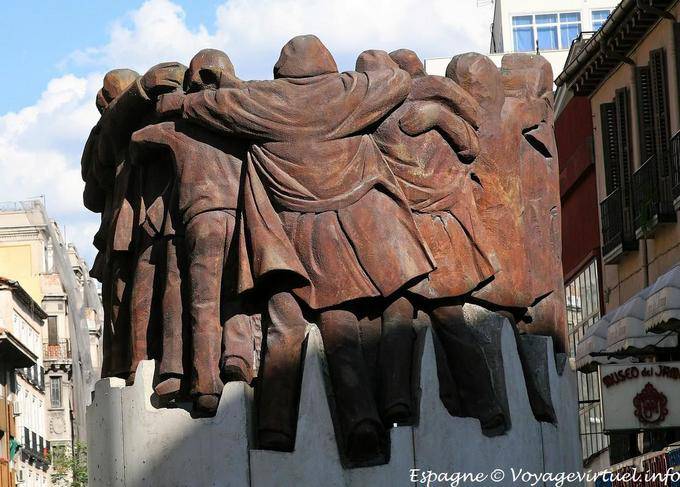 Madrid, Calle Atocha Street Sculpture - Spain