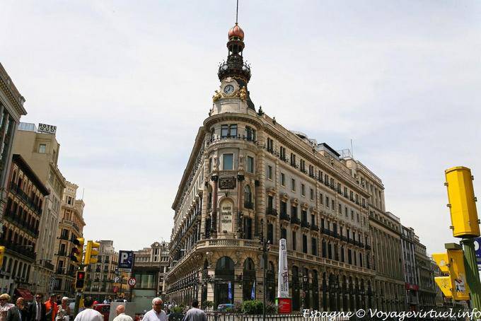 Madrid Calle de Alcala, Banco de Credito Espana - Spain