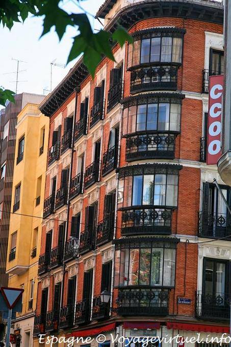 Madrid, Calle San Bernardino - Spain