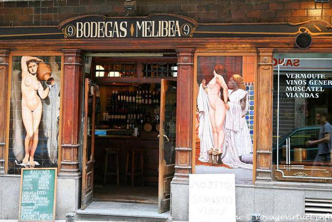Madrid, Carrera San Jeronimo, Bodegas Melibea - Spain
