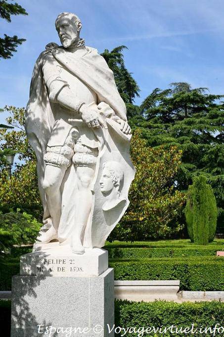 Madrid Jardines Sabatini, Felipe II - Spain