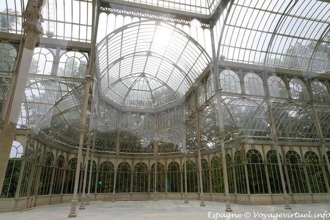 Madrid, Parque del Buen Retiro, inside the Crystal Palace - Spain