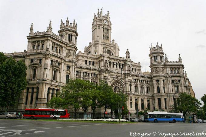 Madrid, Plaza de Cibeles, Palacio de Comunicaciones - Spain