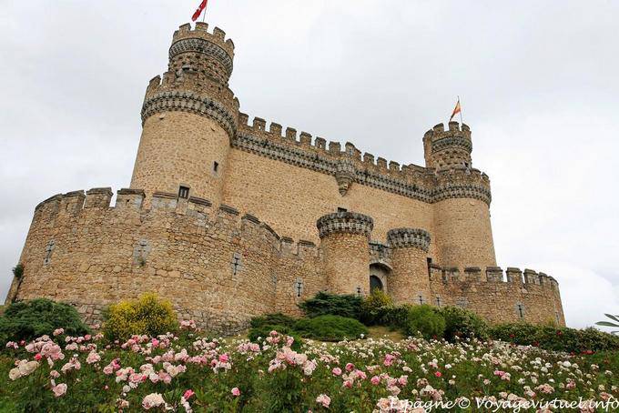 Manzanares el Real, View Castel de Mendoza - Spain