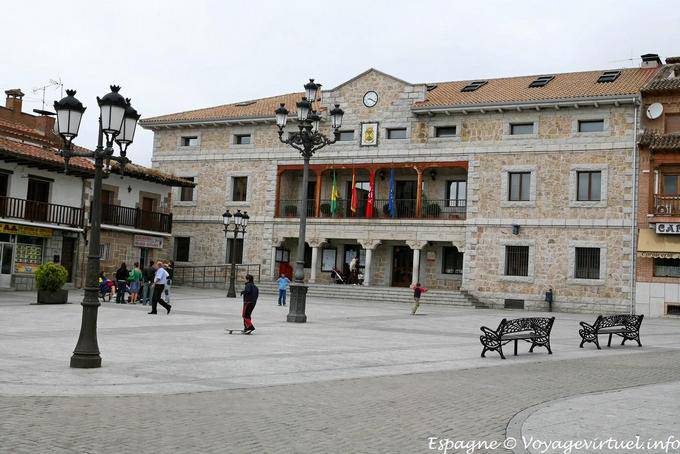 Manzanares el Real, Town Hall Square - Spain