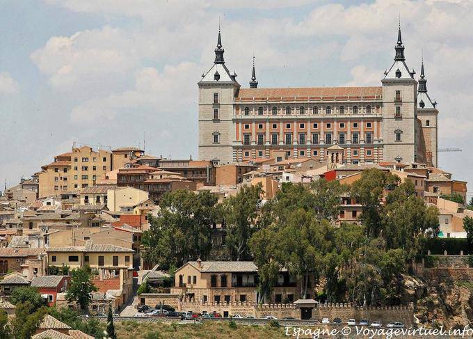 Toledo, Panorama on Alcazar - Spain