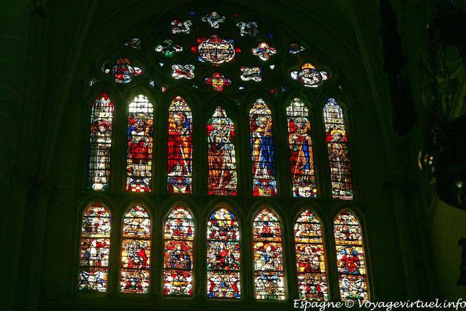 Toledo Cathedral, detalle Las Vidrieras - Spain