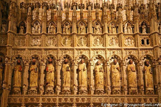Toledo Cathedral, details magnificence - Spain