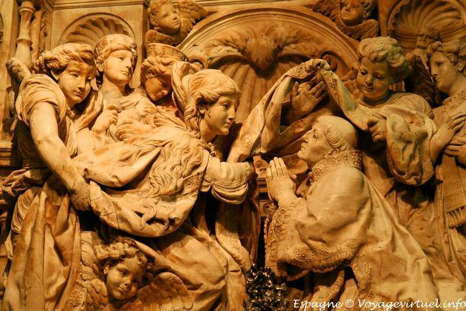 Toledo Cathedral, marble ornamentation - Spain